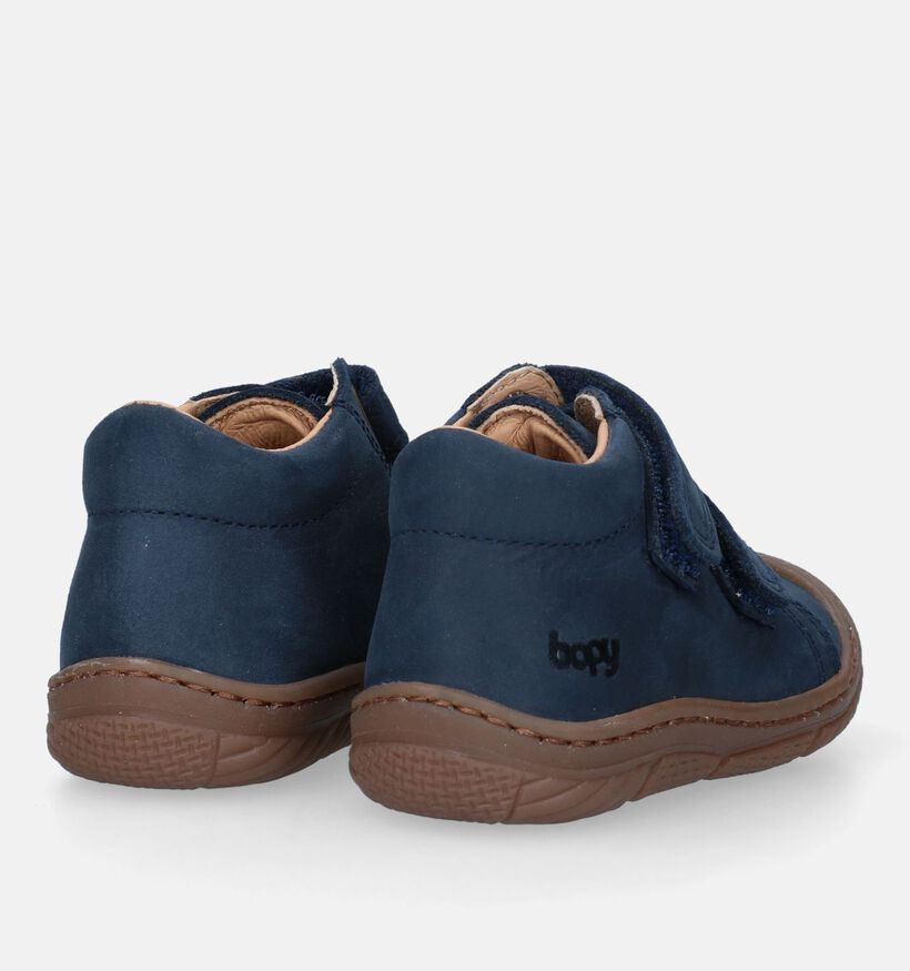 Bopy Jameco Blauwe Babyschoentjes voor jongens (332188) - geschikt voor steunzolen