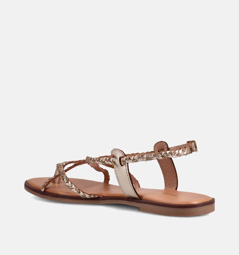 Les Tropeziennes Halfonzo Sandales en Or pour femmes (373215)