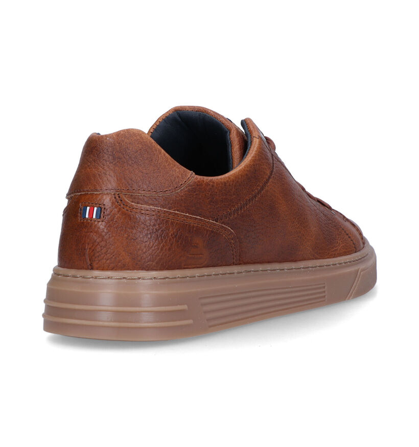 Bullboxer Cognac Veterschoenen voor heren (331806) - geschikt voor steunzolen