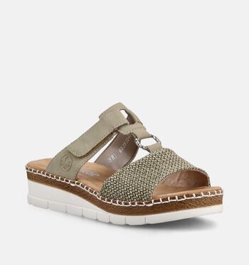 Rieker Nu-pieds Vert