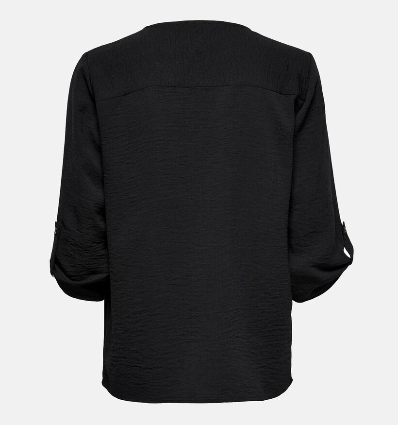 JDY Divya Life Zwarte Blouse met Halflange Mouwen JDY Divya Life Zwarte Blouse met Halflange Mouwen voor dames (359926)