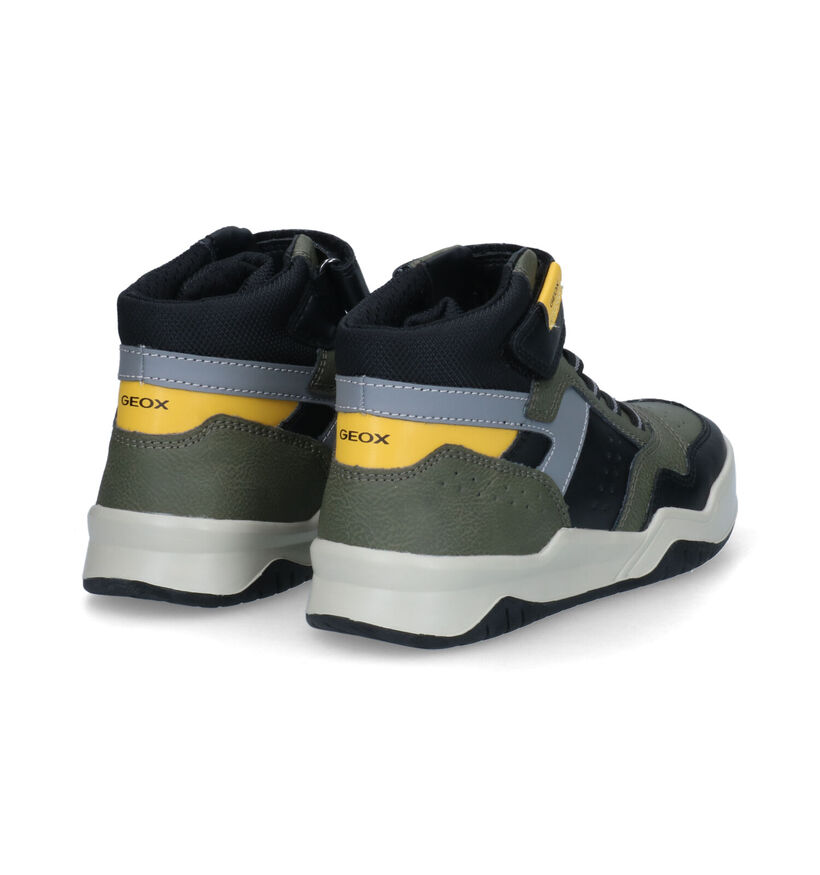 Geox Perth Zwarte Sneakers in kunstleer (312566)