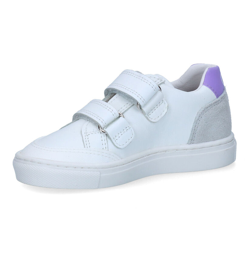 CKS Crown Chaussures à velcro en Blanc pour filles (308155) - pour semelles orthopédiques