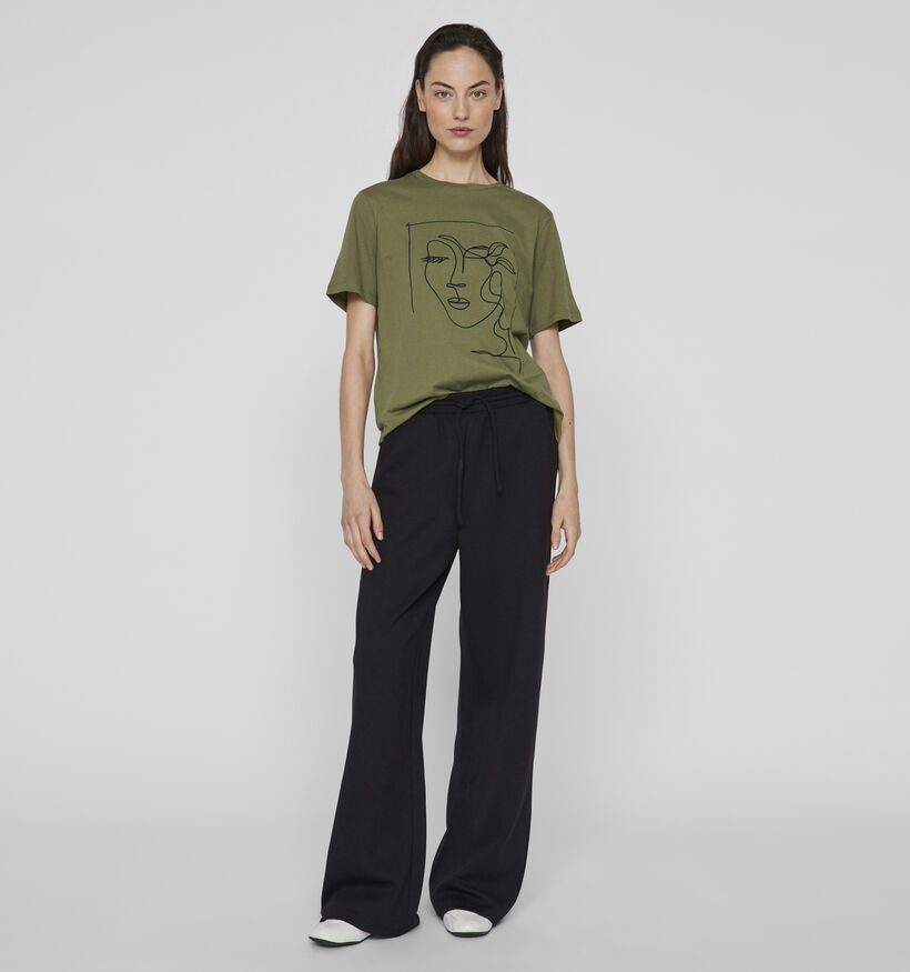 Vila Sybilla Kaki T-shirt voor dames (351795)