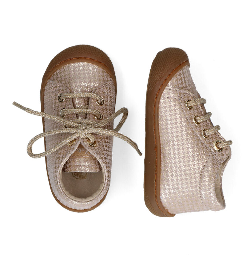 Naturino Cocoon Paarse Babyschoenen voor meisjes (316128) - geschikt voor steunzolen