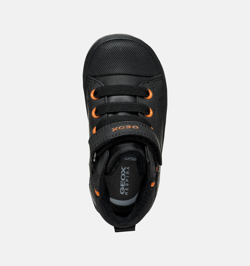 Geox Gisli Zwarte Hoge schoenen voor jongens (345944) - geschikt voor steunzolen