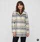Barbara Lebek Manteau court en Beige/Gris pour femmes (380690)