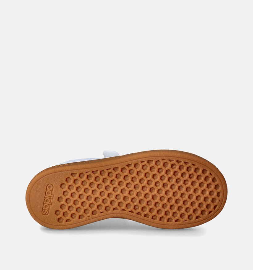 adidas Advantage Base 2.0 Witte Sneakers voor jongens, meisjes (350106)