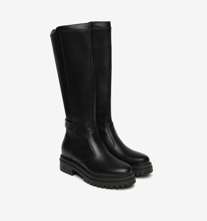 NeroGiardini Bottes hautes en Noir pour femmes (363961) - pour semelles orthopédiques