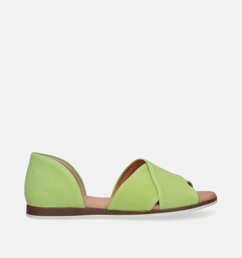 Apple of Eden Chuisi Sandales en Vert pour femmes (338361)