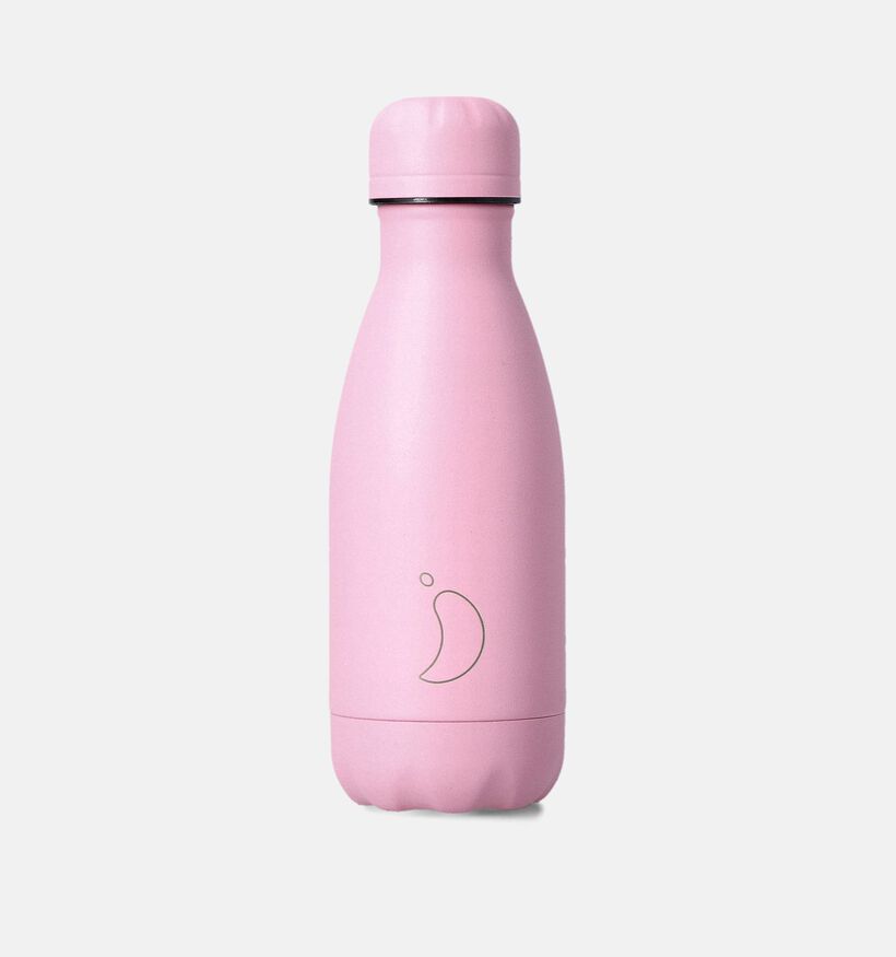 Chilly's Pastel All Pink 260ML Gourde en Rose pour femmes, filles (365557)