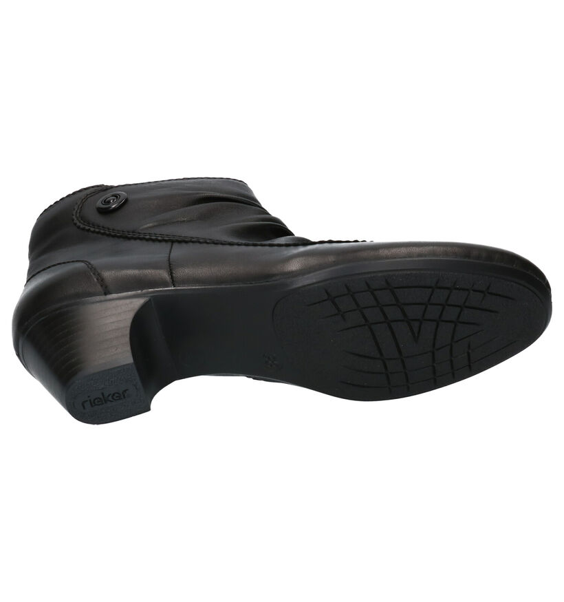 Rieker Bottillons à talons en Noir en cuir (260560)