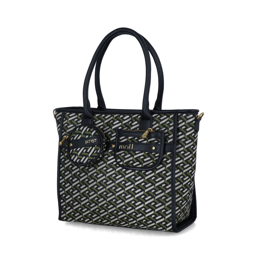 Pepe Moll Jacquard Zwarte Shopper Tas voor dames (316903)