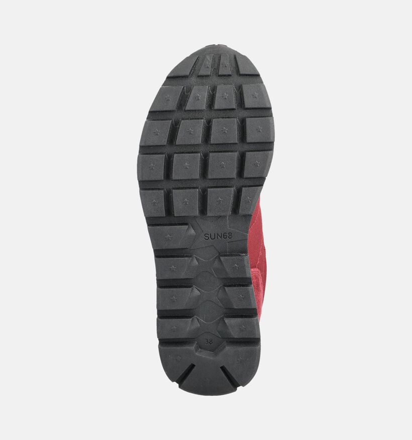Sun68 Ally Solid Baskets en Bordeaux pour femmes (379713) - pour semelles orthop&eacute;diques