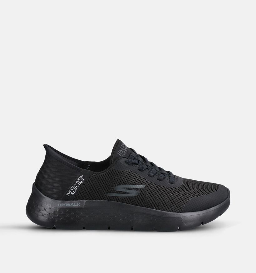 Skechers Go Walk Flex Slip-ons en Noir pour hommes (375630) - pour semelles orthop&eacute;diques