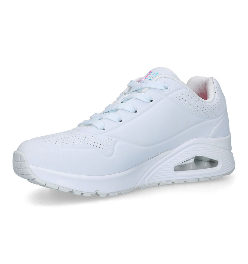 Skechers Uno Highlight Love Baskets en Blanc pour femmes (334204)