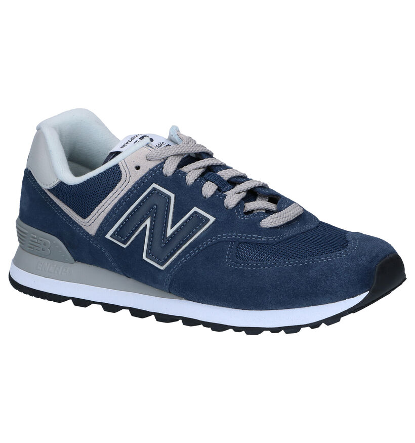 New Balance ML 574 Baskets basses en Gris pour hommes (353357) - pour semelles orthopédiques
