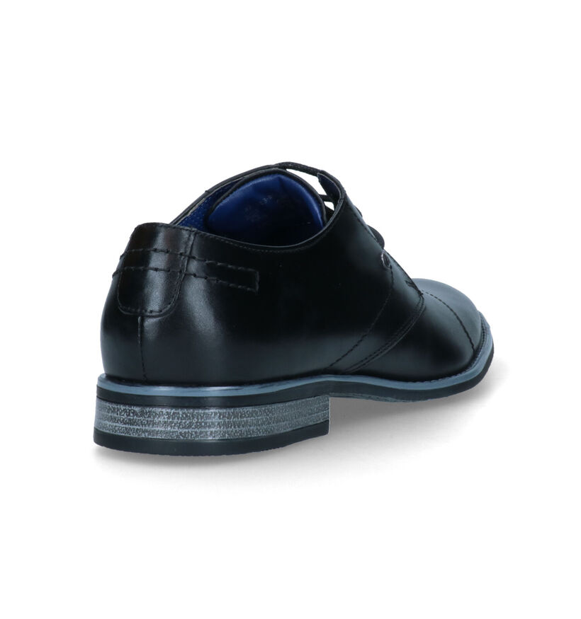 Bugatti Rinaldo Chaussures habillées en Noir pour hommes (327840)