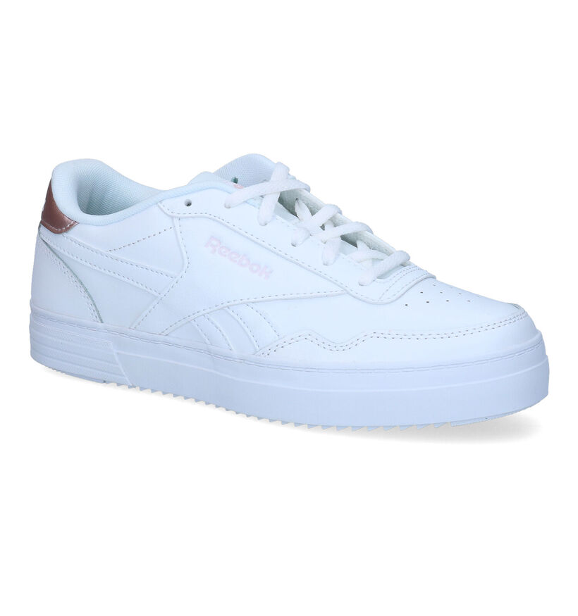 Reebok Royal Techque Baskets en Blanc en simili cuir (293480)