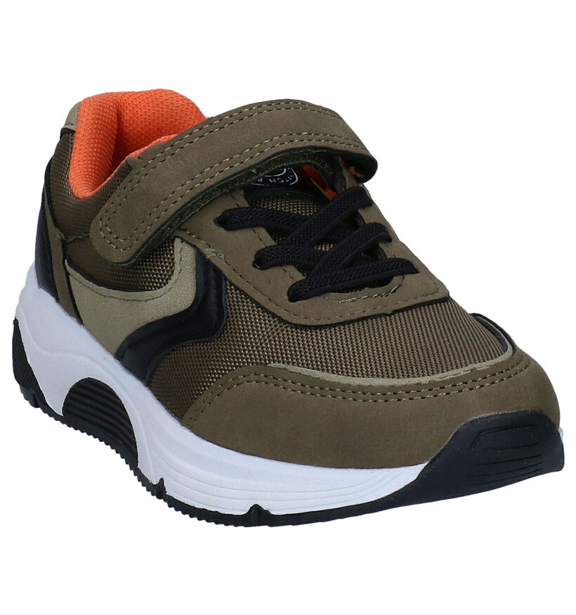 Hampton Bays Kaki Sneakers in kunstleer (297756)