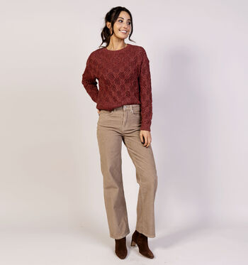 Vero Moda Broeken Bruin