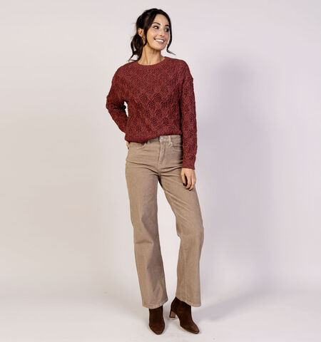 Vero Moda Broeken Bruin