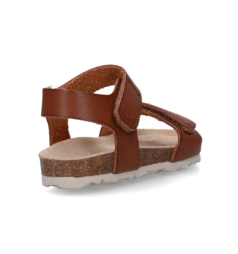 Made in Spain Cognac Sandalen in leer (324588)