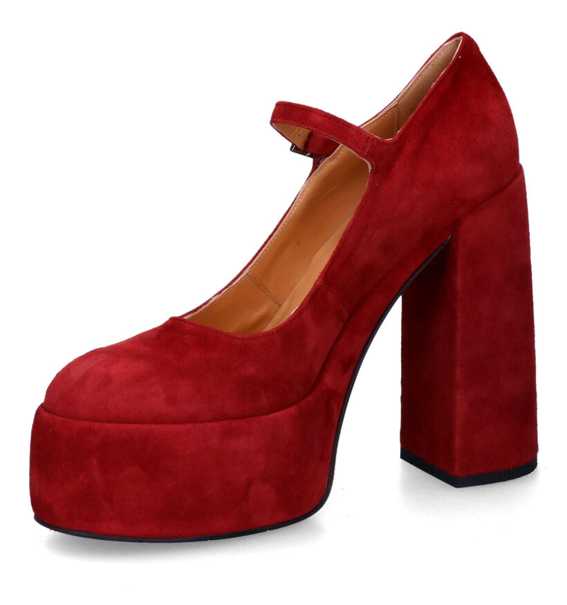 Cristian Daniel Talons hauts en Orange pour femmes (317507)