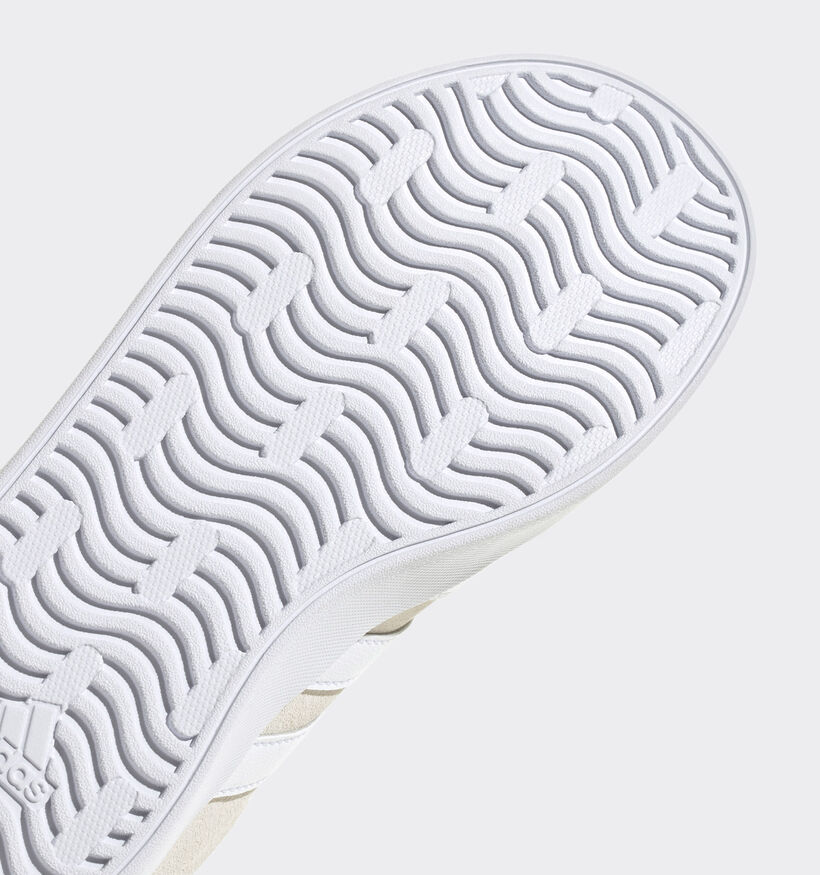 adidas VL Court 3.0 Ecru Sneakers voor meisjes, jongens (357441) - geschikt voor steunzolen