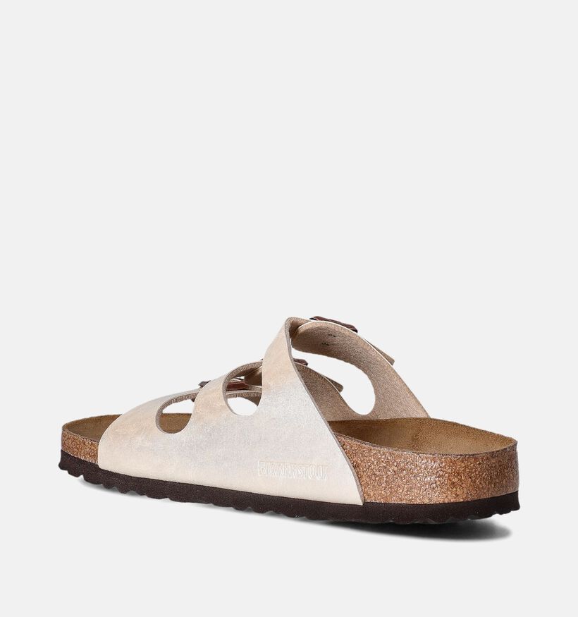 Birkenstock Florida Nu-pieds en Écru pour femmes (350868)