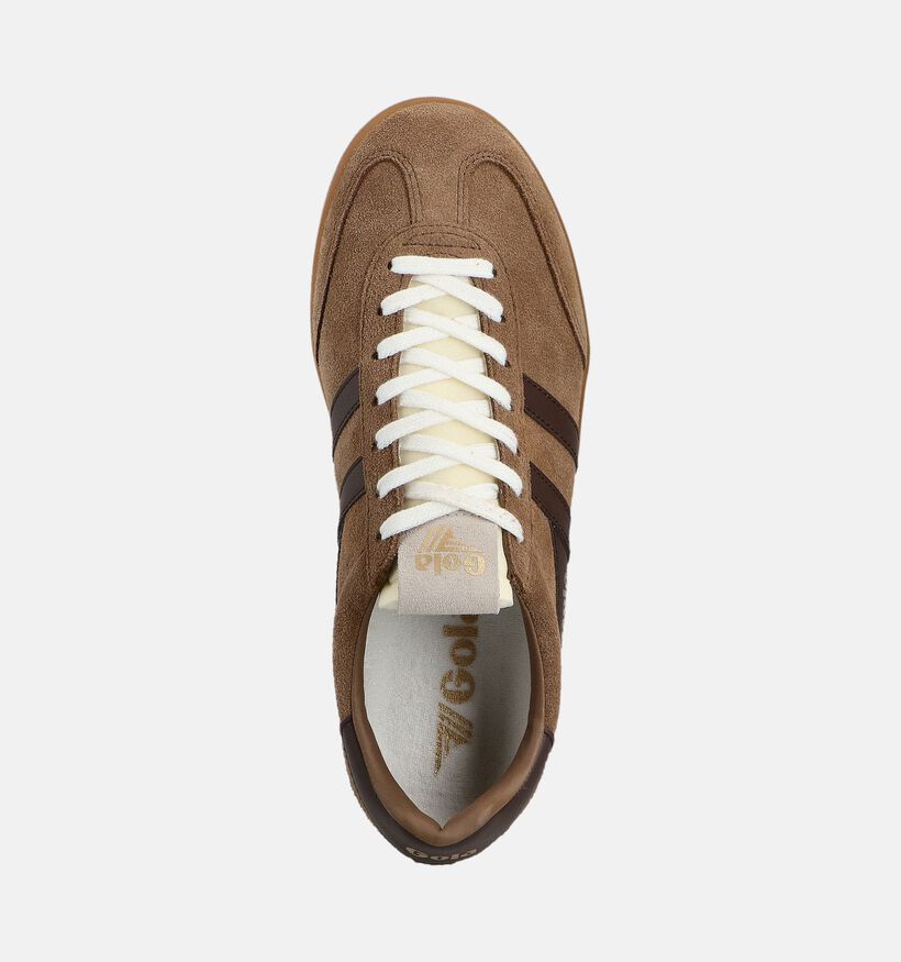 Gola Cyclone Bruine Sneakers voor heren (360745) - geschikt voor steunzolen