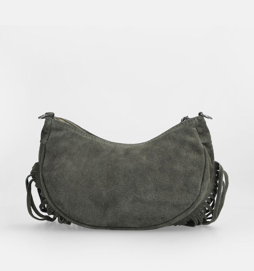 Charm London Fringes Groene Schoudertas voor dames (373491)