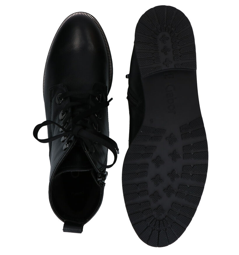 Gabor OptiFit Zwarte Boots in leer (282302)