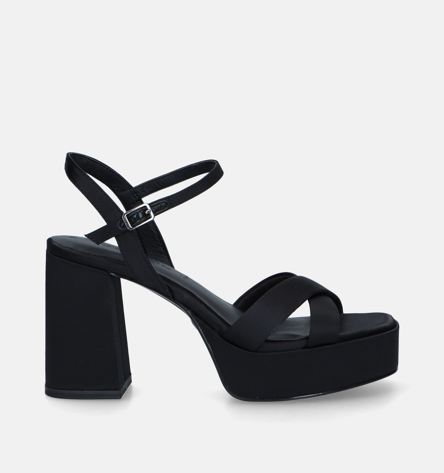 Tamaris Zwarte Sandalen Met Blokhak Dames Sandalen Online op TORFS.BE
