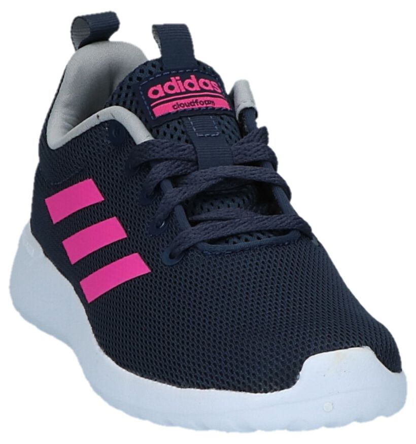 Blauwe Sneakers adidas Lite Racer CLN K in stof (221815)