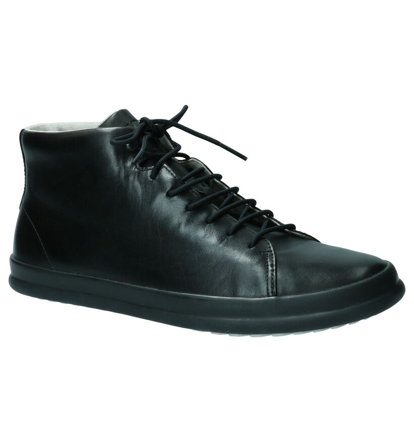 Camper Zwarte Boots in leer (256254)