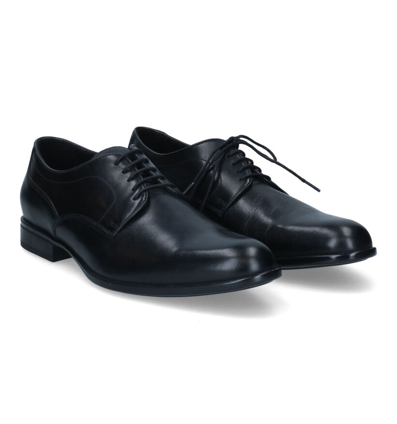 Geox Iacopo Chaussures habillées en Noir en cuir (315646)