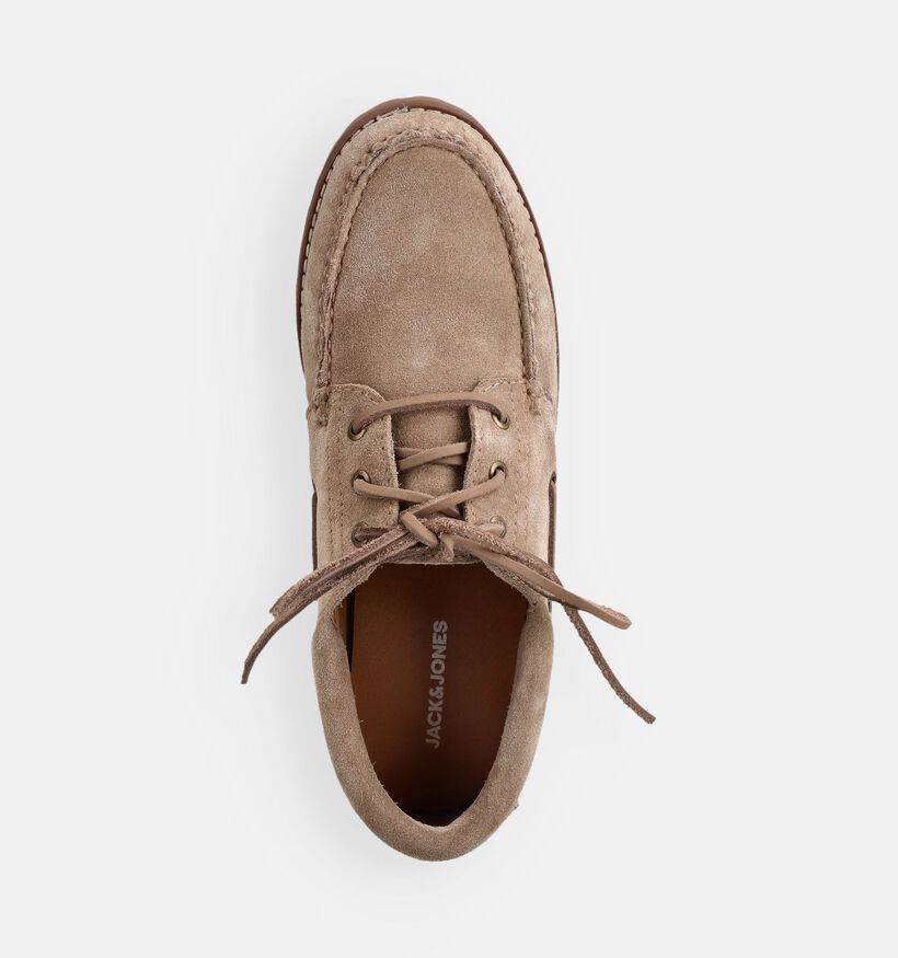 Jack & Jones Brooklyn Suede Taupe Bootschoenen voor heren (369684)