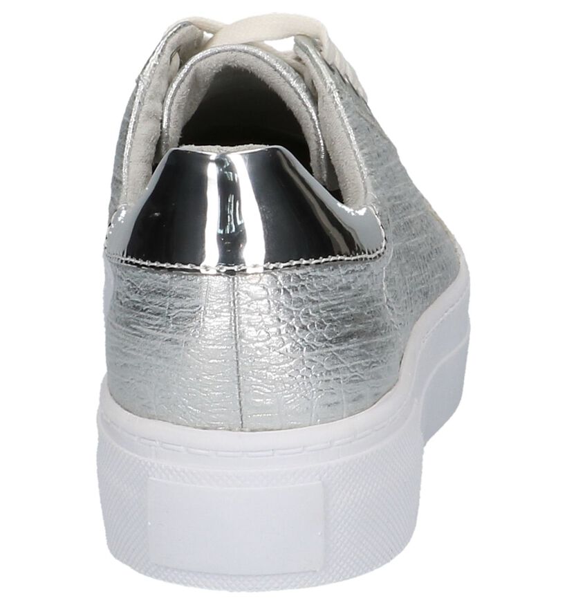 Zilveren Sneakers Tamaris TOUCH it in stof (214181)