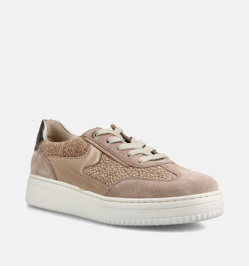 Gabor Baskets en Beige pour femmes (376984) - pour semelles orthop&eacute;diques