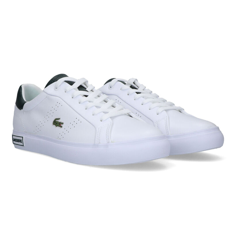 Lacoste Powercourt 2.0 Witte Veterschoenen voor heren (322377)