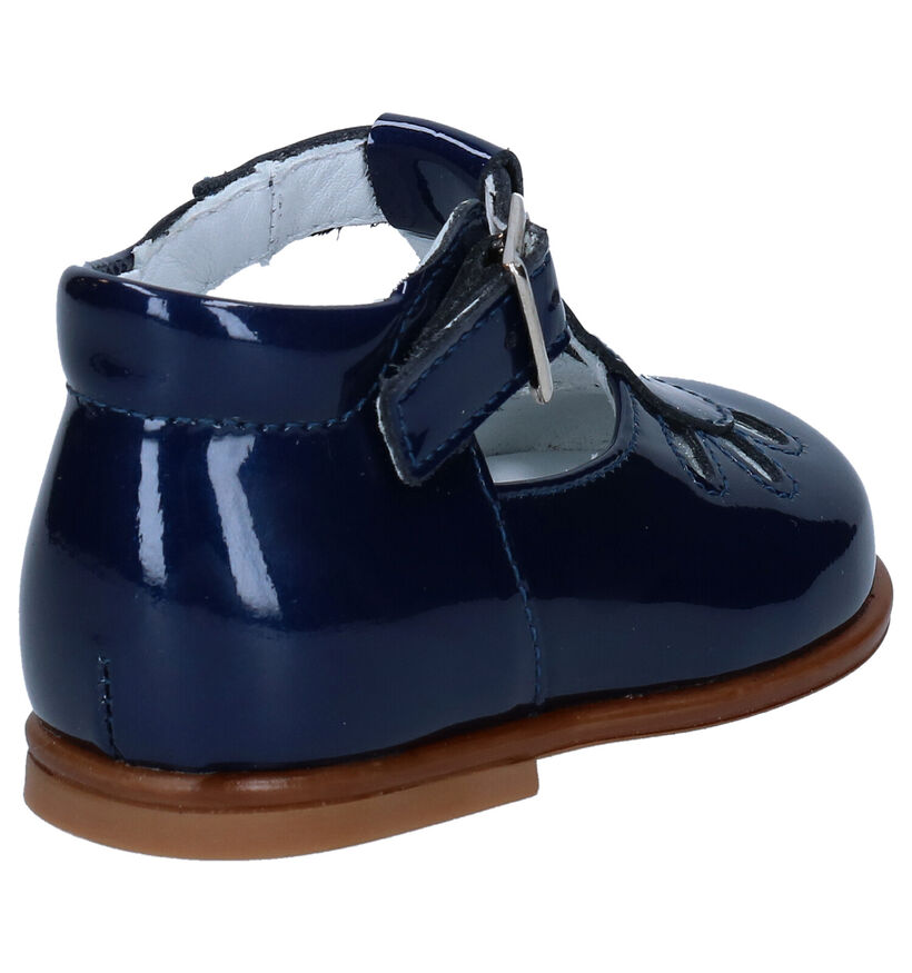 Beberlis Chaussures pour bébé en Bleu foncé en verni (287448)