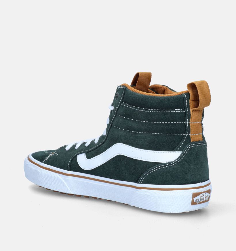 Vans Filmore Hi Vansguard Baskets de skate en Vert pour hommes, garçons (343773)