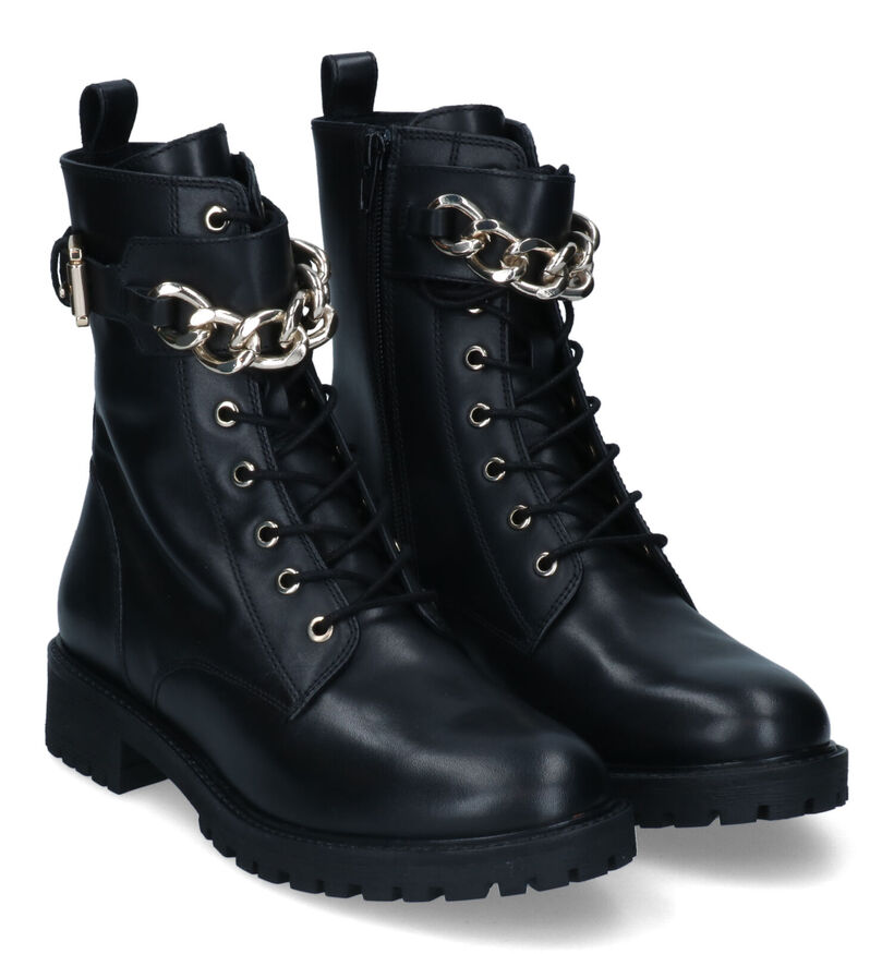 Geox Hoara Bottines en Noir en cuir (313295)
