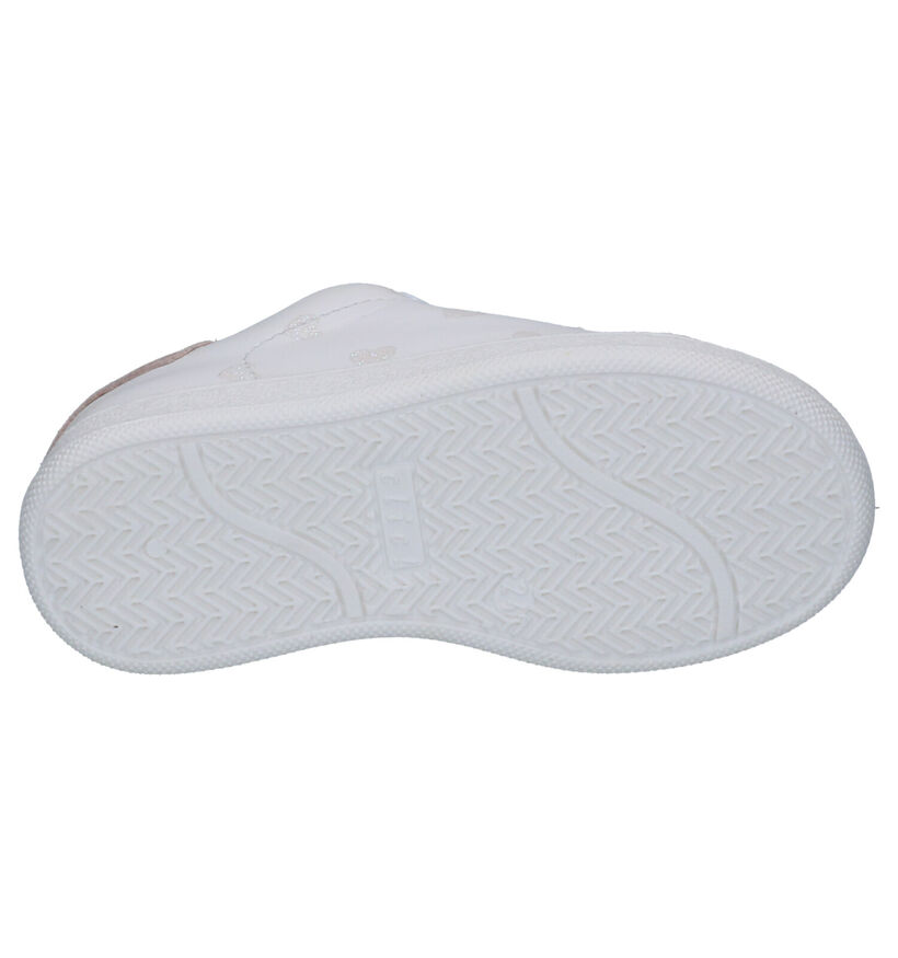 Clic! Baskets basses en Blanc en cuir (270506)