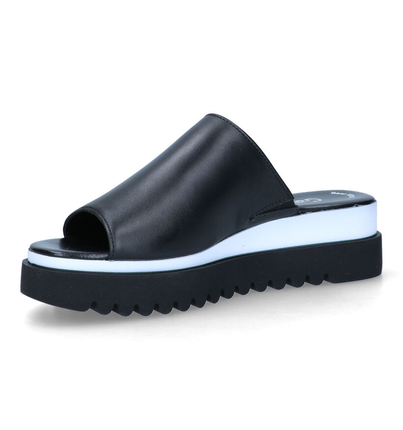 Gabor Best Fitting Zwarte Slippers voor dames (323143)