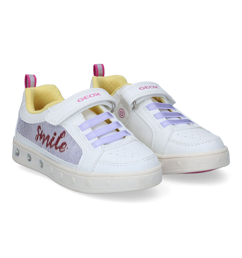 Geox Skylin Baskets en Blanc pour filles (303781)