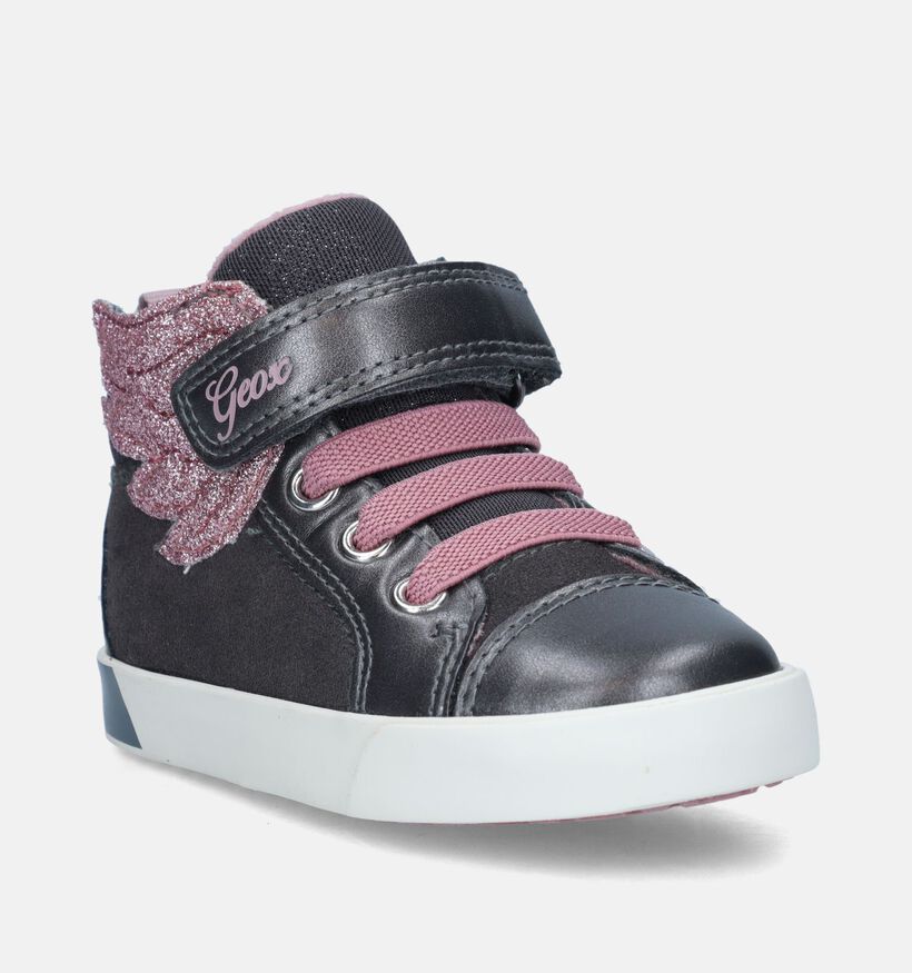 Geox Kilwi Chaussures haute en Rose pour filles (328501) - pour semelles orthopédiques