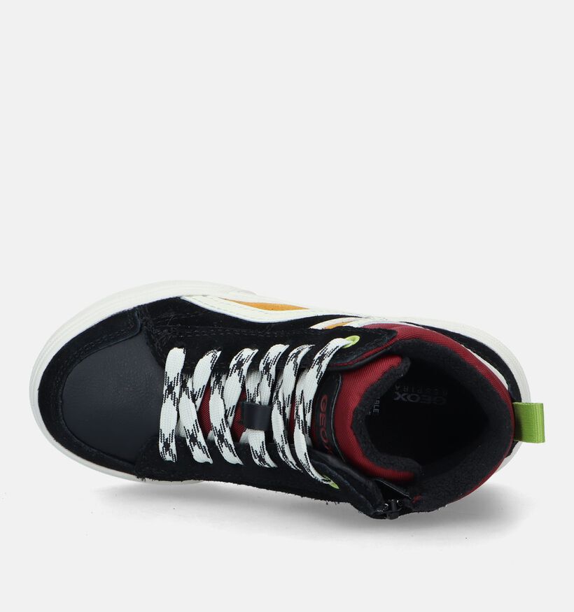 Geox Weemble Zwarte Hoge Sneakers voor jongens (329875) - geschikt voor steunzolen