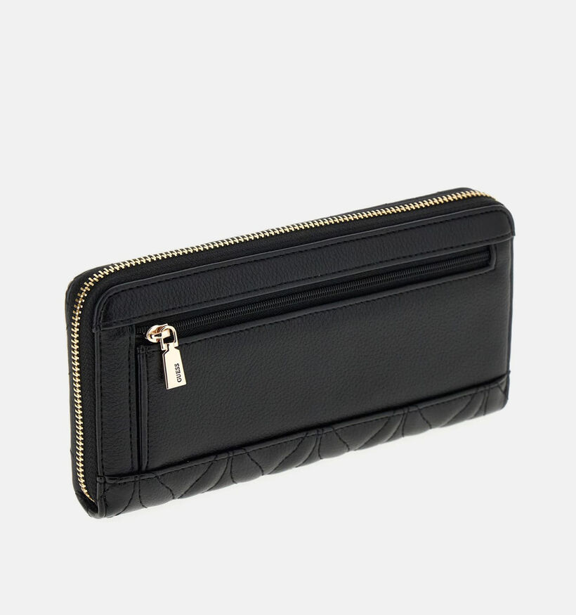 Guess Maxine Porte-monnaie zipp&eacute; en Noir pour femmes (375932)